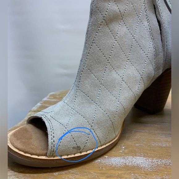Toms Open-Toed Ankle Bootie Sz 6.5 - Picture 8 of 8